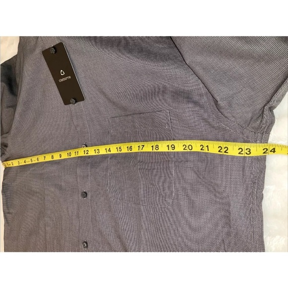 Claiborne Mens Long Sleeve Dress Shirt Medium 15 1/2 34-36 T-Weave New No Tags - Picture 8 of 10